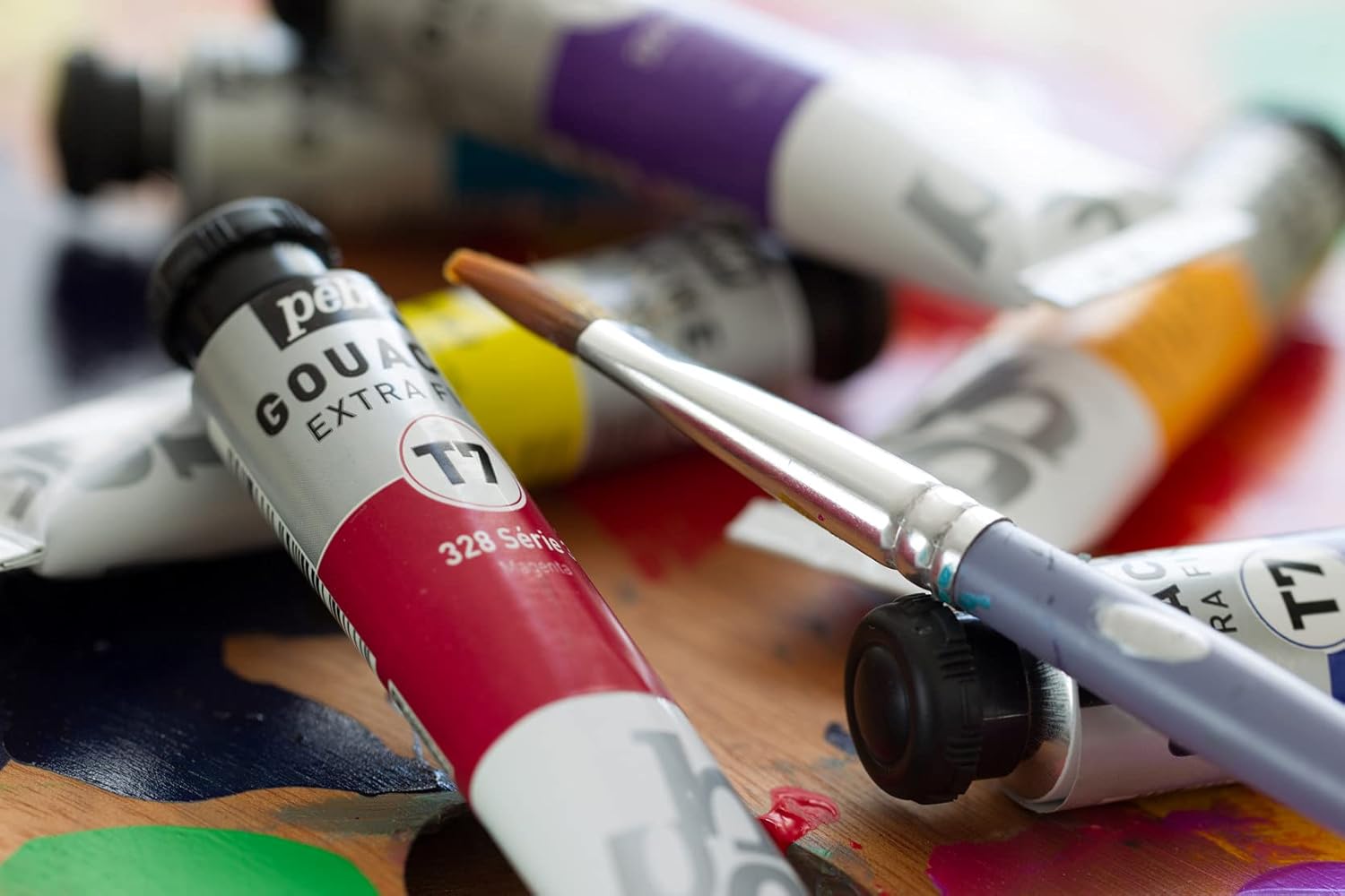 Gouache T7 Extra-Fine Pébéo - texture mate